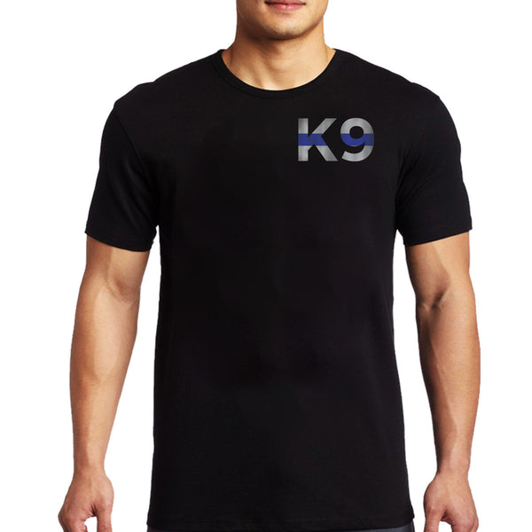 Male , K9,  by Kobe Head Men's Shirt, White Logo