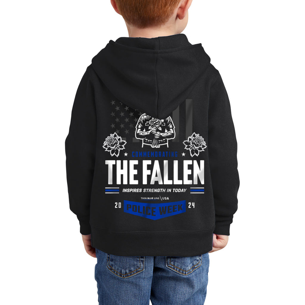 Youth Hoodie - Police Week 2024, Limited Edition - Thin Blue Line USA