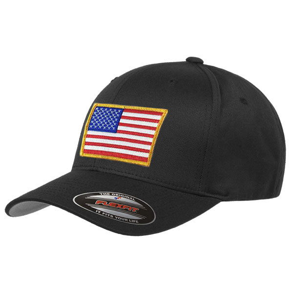 FlexFit American Flag Hat USA Line Thin - Blue