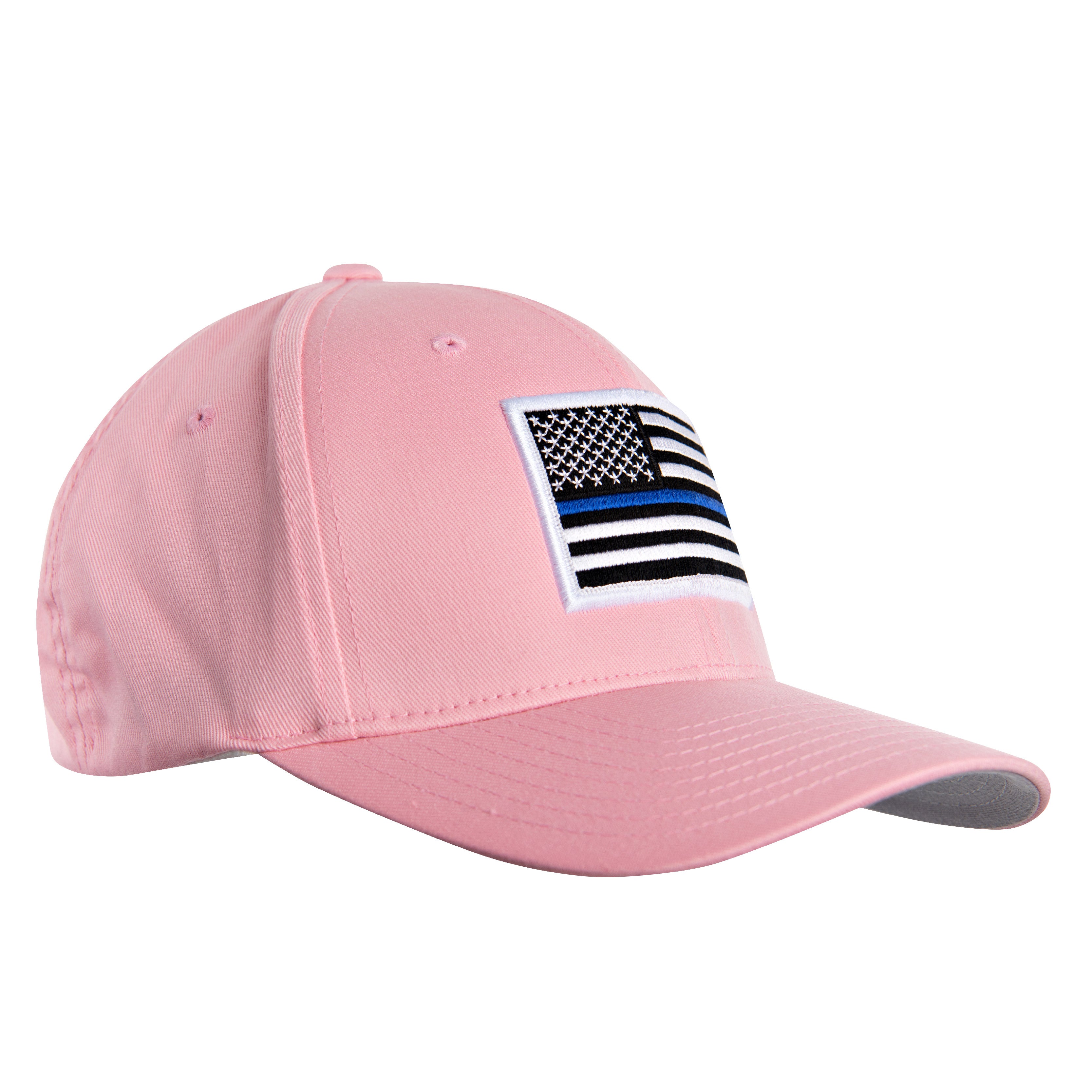 Flexfit Hat - Line USA Pink - American Line Flag, Thin Blue Thin Blue