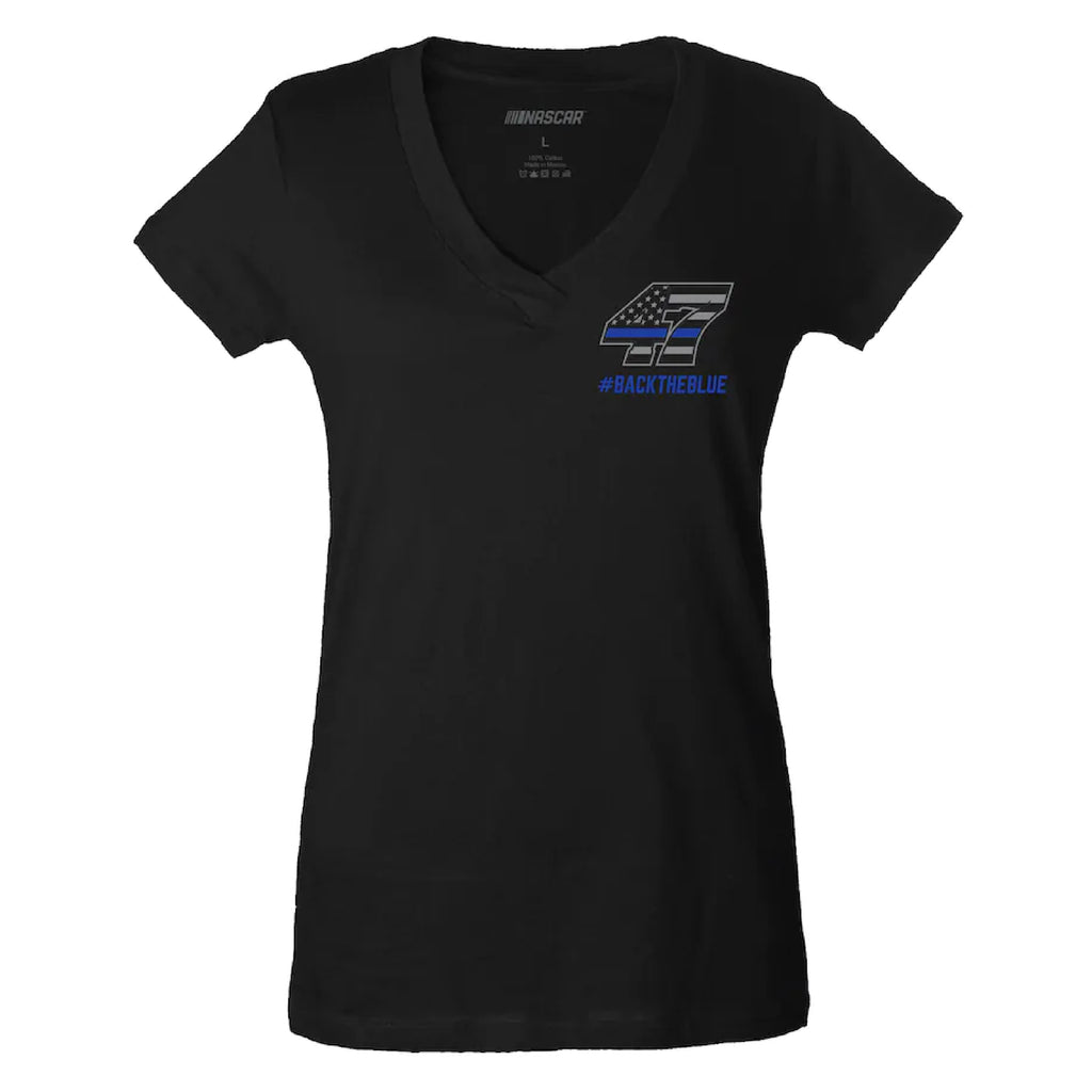 Slim Fit Women's Shirt - Thin Blue Line Honor Respect - Thin Blue Line USA