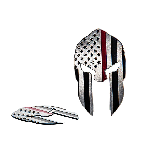 Bartact Black / Silver Stars on Right Thin Red Line, Size: One Size