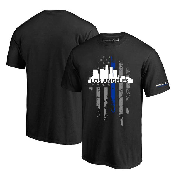 Women's T-Shirt, La Large, Thin Blue Line