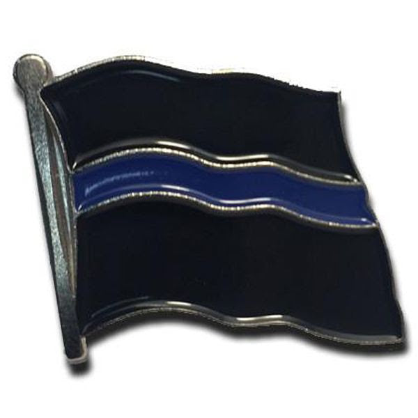 Thin Blue Line Flag Pin Thin Blue Line Usa 2788