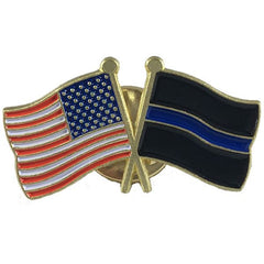 Give Blue - Thin Blue Line American Pins (Bulk) 100 Pack