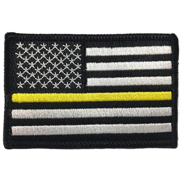 High Quality Low Price Security Officer Flag Embroidered Cloth Sew on Iron  on Security Officer Emblem Patches with White Border