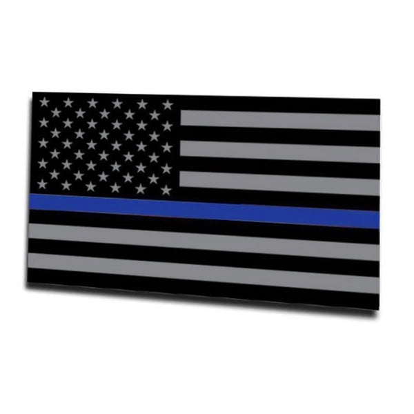 Subdued Thin Blue Line Flag T-Shirt - Thin Blue Line USA