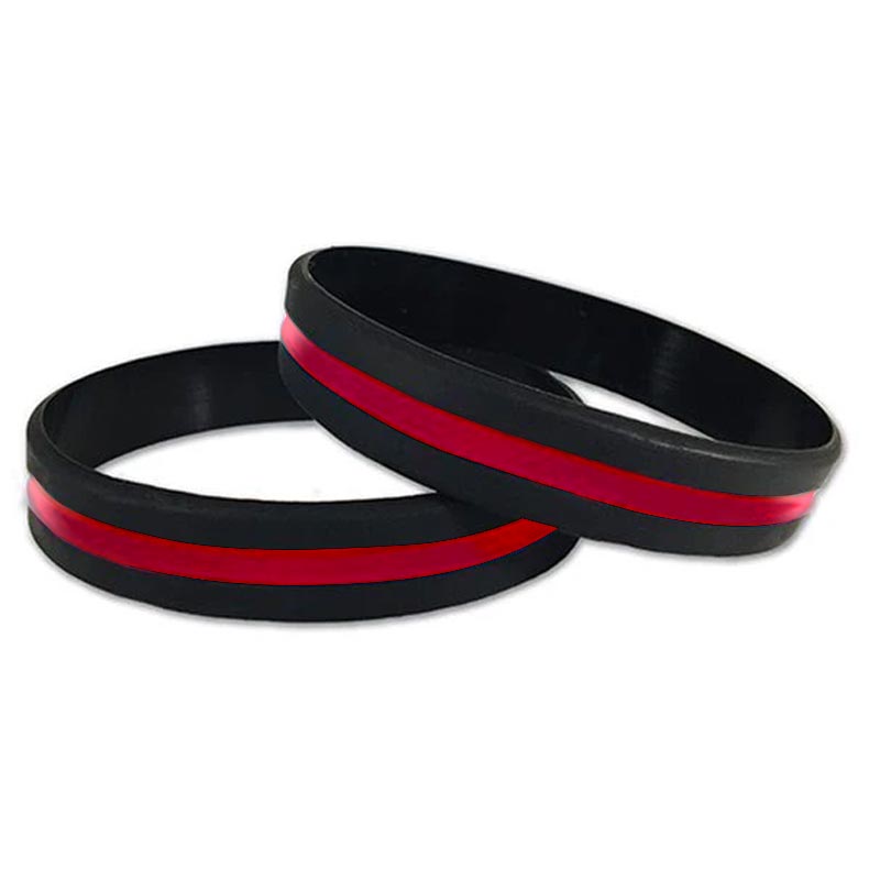 Waterproof Adjustable Bracelet FreeForm in Red, Black and White