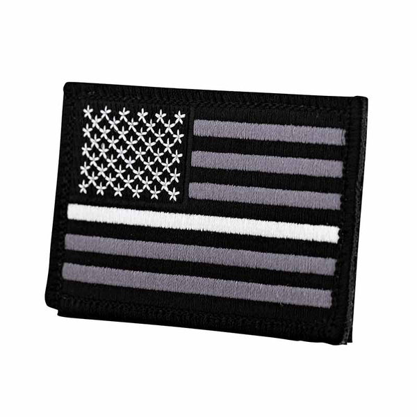 Thin White Line Flag Patch - Thin Blue Line USA