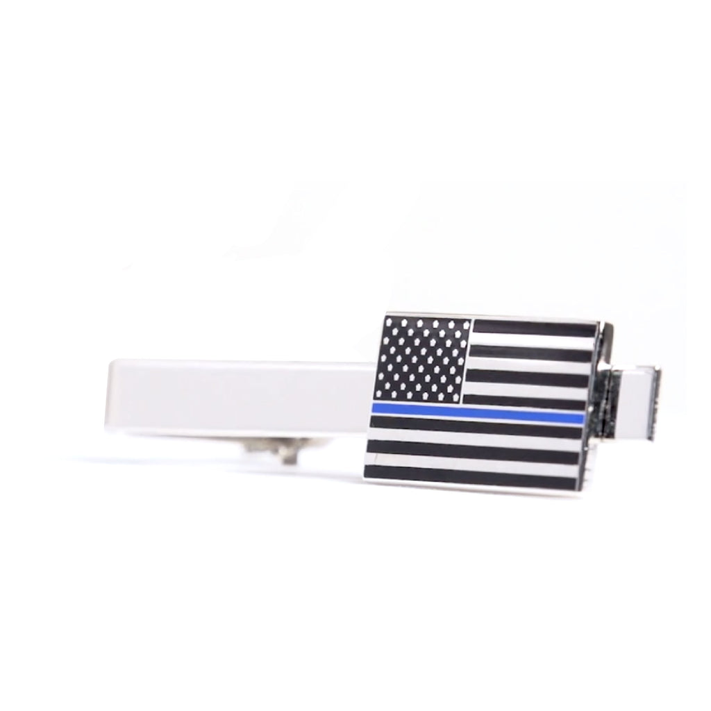 Tie Clip Thin Blue Line Flag Thin Blue Line Usa 