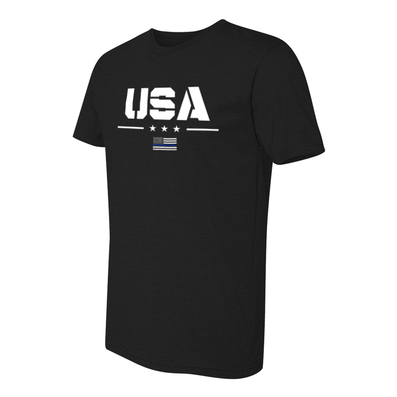 sorg valg kompression Thin Blue Line USA Logo T-Shirt - Thin Blue Line USA