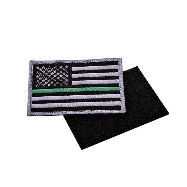 Power Symbol Hook-and-Loop Patch - Made in The USA - Bright Green, Black -  2.5 x 3